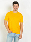 Футболка TEXTILLER класс. крой, круг. ворот, 100% хлопок, жёлтый в Иркутске - купить в интернет магазине Икс Мастер