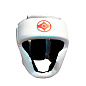 Шлем для каратэ с закрытым подбородком и верха головы (кож.зам.) в Иркутске - купить с доставкой в магазине Икс-Мастер