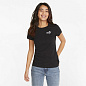 Футболка Puma ESS+ Embroidery Tee Black в Иркутске - купить в интернет магазине Икс Мастер