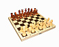 Шахматы обиходные 290х145х40 лакированные в Иркутске - купить в интернет магазине Икс Мастер