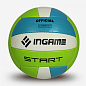 Мяч волейбольный INGAME START, зелен/голуб в Иркутске - купить с доставкой в магазине Икс-Мастер