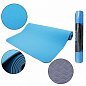 Коврик гимнастический TORRES Comfort 4 TPE 173х61*0,4 см. сине-серый в Иркутске - купить с доставкой в магазине Икс-Мастер