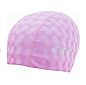 Шапочка для плавания ATEMI PU 130 тканевая с ПУ покрытием 3D, розовый в Иркутске - купить с доставкой в магазине Икс-Мастер