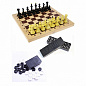 Игра 4 в 1 (шахм,шаш,нарды,домино), доска дер+пласт 40х40см в Иркутске - купить с доставкой в магазине Икс-Мастер