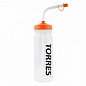 Бутылка для воды TORRES,750 мл, с трубкой, мягкий пластик,  прозр., оранж. крышкой в Иркутске - купить с доставкой в магазине Икс-Мастер