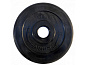 Диск обрезиненный MB-AtletB (черный) d51 мм, 10 кг в Иркутске - купить в интернет магазине Икс Мастер