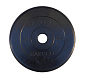 Диск обрезиненный MB-AtletB (черный) d51 мм, 25 кг в Иркутске - купить в интернет магазине Икс Мастер