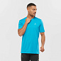 Футболка Salomon AGILE TRAINING TEE M Barrier Re в Иркутске - купить в интернет магазине Икс Мастер