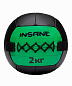 Медбол INSANE 2 кг, зеленый в Иркутске - купить в интернет магазине Икс Мастер