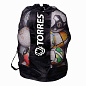 Сумка-баул для мячей TORRES SS112370, на 20 футб.мяч, на шнурке с фиксатором, черная - купить в интернет магазине Икс Мастер 