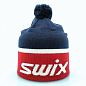 Шапка SWIX Surmout шерсть-акрил, синий/красный в Иркутске - купить с доставкой в магазине Икс-Мастер