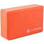 Блок для йоги Larsen EVA YB-02 22х15,2х7,6см оранжевый в Иркутске - купить в интернет магазине Икс Мастер