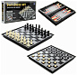 Настольная игра 3 в 1 Шахматы, шашки, нарды большой 9918