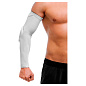 Рукав спортивный компрессионный с защитой ONLYTOP, белый  в Иркутске - купить в интернет магазине Икс Мастер