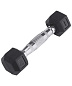 Гантель обрезин. STARFIT DB-301, 1 кг, черная в Иркутске - купить в интернет магазине Икс Мастер