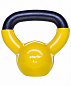 Гиря винил. STARFIT DB-401, 4 кг, цвет желтый в Иркутске - купить с доставкой в магазине Икс-Мастер