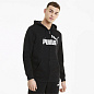 Толстовка Puma ESS Big Logo FZ Hoodie TR M Black в Иркутске - купить в интернет магазине Икс Мастер