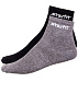 Носки средние STARFIT SW-206, светло-серый меланж/черный (2 пары)  в Иркутске - купить в интернет магазине Икс Мастер