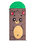 Спальный мешок одеяло BERGER Travel Bear 160х70 (+10/+15), дет., корич в Иркутске - купить в интернет магазине Икс Мастер