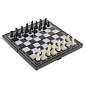 Шахматы магнитные, чёрно-белые, 24.5х24.5 см  в Иркутске - купить в интернет магазине Икс Мастер