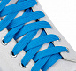 Шнурки для обуви плоские, 9мм, 120см, цвет голубой в Иркутске - купить с доставкой в магазине Икс-Мастер