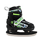 Коньки ледовые Альфа Каприз раздвижные PLAYER Green (утепленные) в Иркутске - купить в интернет магазине Икс Мастер