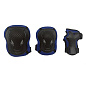 Защита роликовая Альфа Каприз 108 Black/Blue в Иркутске - купить в интернет магазине Икс Мастер