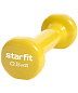 Гантель виниловая STARFIT DB-101 0,5 кг, желтый в Иркутске - купить в интернет магазине Икс Мастер