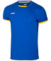 Футболка волейбольная JVT-1030-074, синий-желтый в Иркутске - купить с доставкой в магазине Икс-Мастер