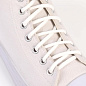 Шнурки для обуви круглые, ширина 5мм, 110см, белый в Иркутске - купить в интернет магазине Икс Мастер
