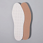 Стельки для обуви, универсальные, дышащие, 40-48 р-р, пара, цвет белый/коричневый для обуви в Иркутске - купить с доставкой в магазине Икс-Мастер
