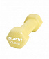 Гантель неопрен. STARFIT DB-201 0.5 кг, желтый пастельный в Иркутске - купить в интернет магазине Икс Мастер