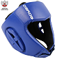 Шлем боксерский BoyBo TITAN иск. кожа, одобрены ФБР, синий в Иркутске - купить в интернет магазине Икс Мастер