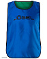 Манишка двухсторонняя взрослая Jogel Reversible Bib, синий/зеленый - купить в интернет магазине Икс Мастер 