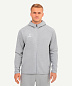 Толстовка Jogel ESSENTIAL Athlete Hooded FZ Jacket с капюшоном, серый в Иркутске - купить в интернет магазине Икс Мастер