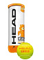 Мяч теннисный HEAD T.I.P Orange, 1 шт,желто-оранжевый в Иркутске - купить в интернет магазине Икс Мастер