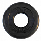 Диск обрезиненный MB-AtletB (черный) d51 мм, 1,25 кг в Иркутске - купить в интернет магазине Икс Мастер