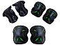 Защита роликовая Альфа Каприз 115 Black/Green в Иркутске - купить в интернет магазине Икс Мастер