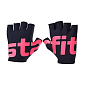 Перчатки для фитнеса STARFIT WG-102, черн/малин в Иркутске - купить в интернет магазине Икс Мастер