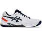 Кроссовки теннисные ASICS GEL-DEDICATE 8 M WHITE/BLUE в Иркутске - купить в интернет магазине Икс Мастер