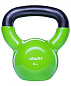 Гиря винил. STARFIT DB-401, 8 кг, цвет зеленый в Иркутске - купить в интернет магазине Икс Мастер