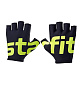 Перчатки для фитнеса STARFIT WG-102, черн/ярко-зелен в Иркутске - купить в интернет магазине Икс Мастер