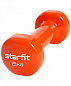 Гантель виниловая STARFIT DB-101 2 кг, оранжевый в Иркутске - купить с доставкой в магазине Икс-Мастер