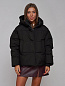 Куртка зимняя HOLDLUCK 52309 женская с капюшоном, черный в Иркутске - купить в интернет магазине Икс Мастер