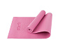 Коврик для йоги STARFIT FM-101 PVC 173x61x0,8 см, розовый пастель в Иркутске - купить в интернет магазине Икс Мастер