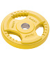 Диск обрезиненный STARFIT BB-201 1.25 кг, d=26mm, стальная втулка, желтый в Иркутске - купить в интернет магазине Икс Мастер