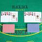 Карты игральные пластиковые Texas Hold'em, 54 шт, 8.8х6.3см в Иркутске - купить в интернет магазине Икс Мастер