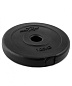 Диск пластиковый STARFIT BB-203, d=26 мм, черный, 1,25 кг в Иркутске - купить в интернет магазине Икс Мастер