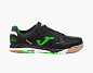 Бутсы JOMA TOP FLEX REBOUND футзальные, Черный/Зеленый в Иркутске - купить в интернет магазине Икс Мастер