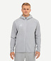 Толстовка JOGEL ESSENTIAL Athlete Jacket с капюшоном, серый меланж в Иркутске - купить в интернет магазине Икс Мастер